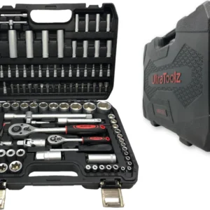 108 tlg Werkzeugkoffer Knarrenkasten Werkzeugkasten Ratschenkasten