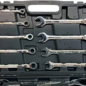 13 tlg Ringratschen Set Maulschl&uuml;ssel Ringschl&uuml;ssel ohne Gelenk